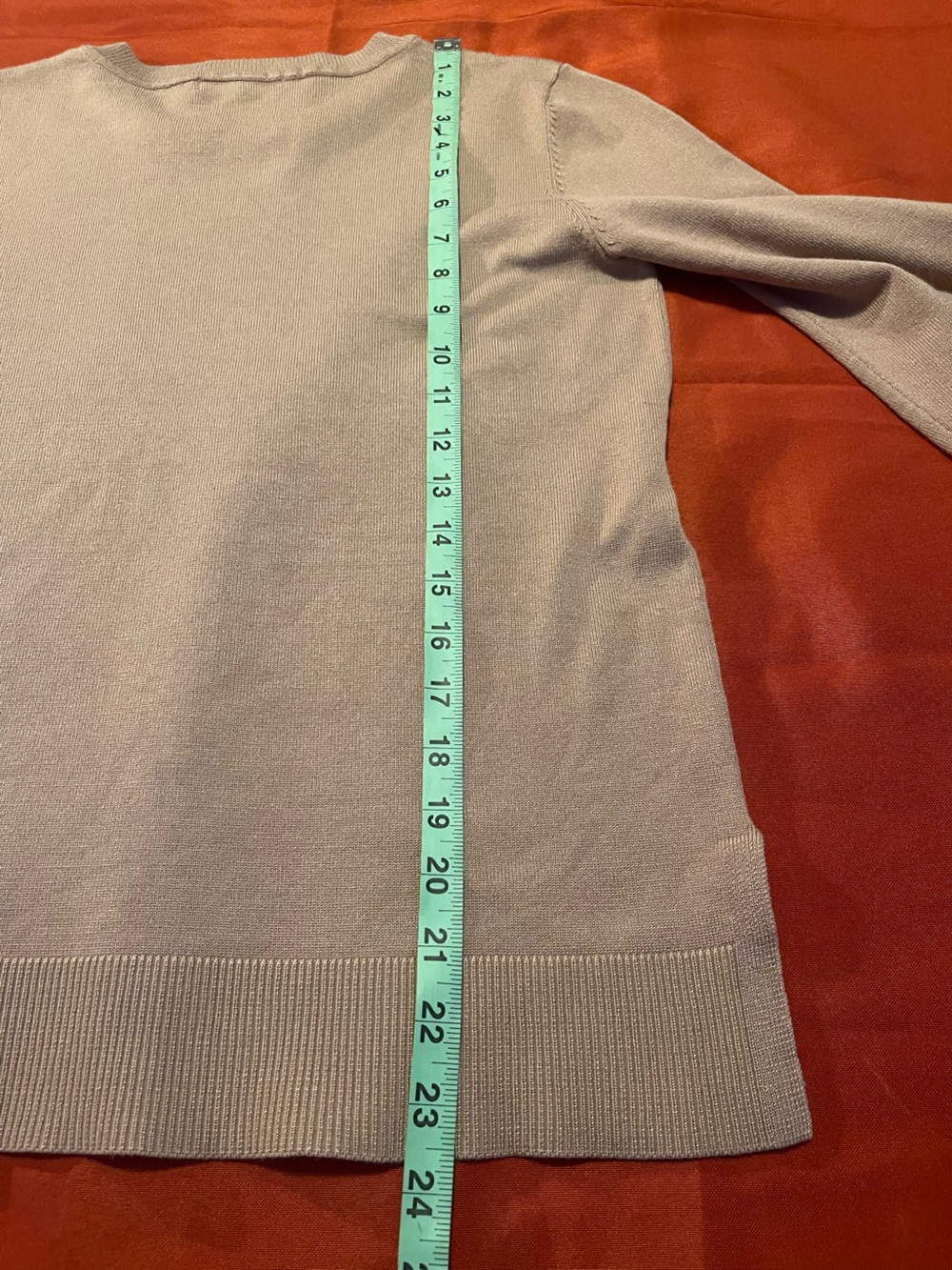 Cable & Gauge Light Beige Braided-Neck Crew Sweater - Picture 4 of 5